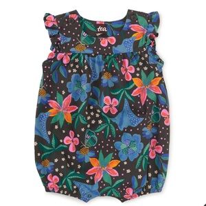 Tea Collection Multicolor Floral Romper